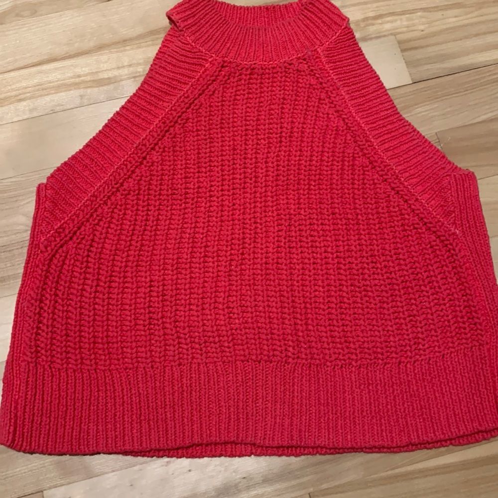 Wilfred Le Fou Knit Top Red in x-small